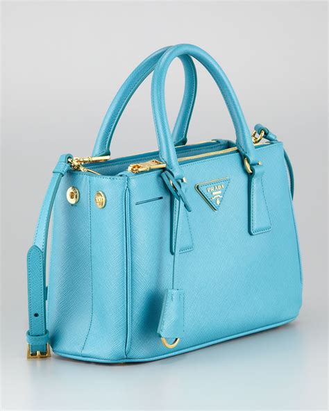 turquoise prada bag